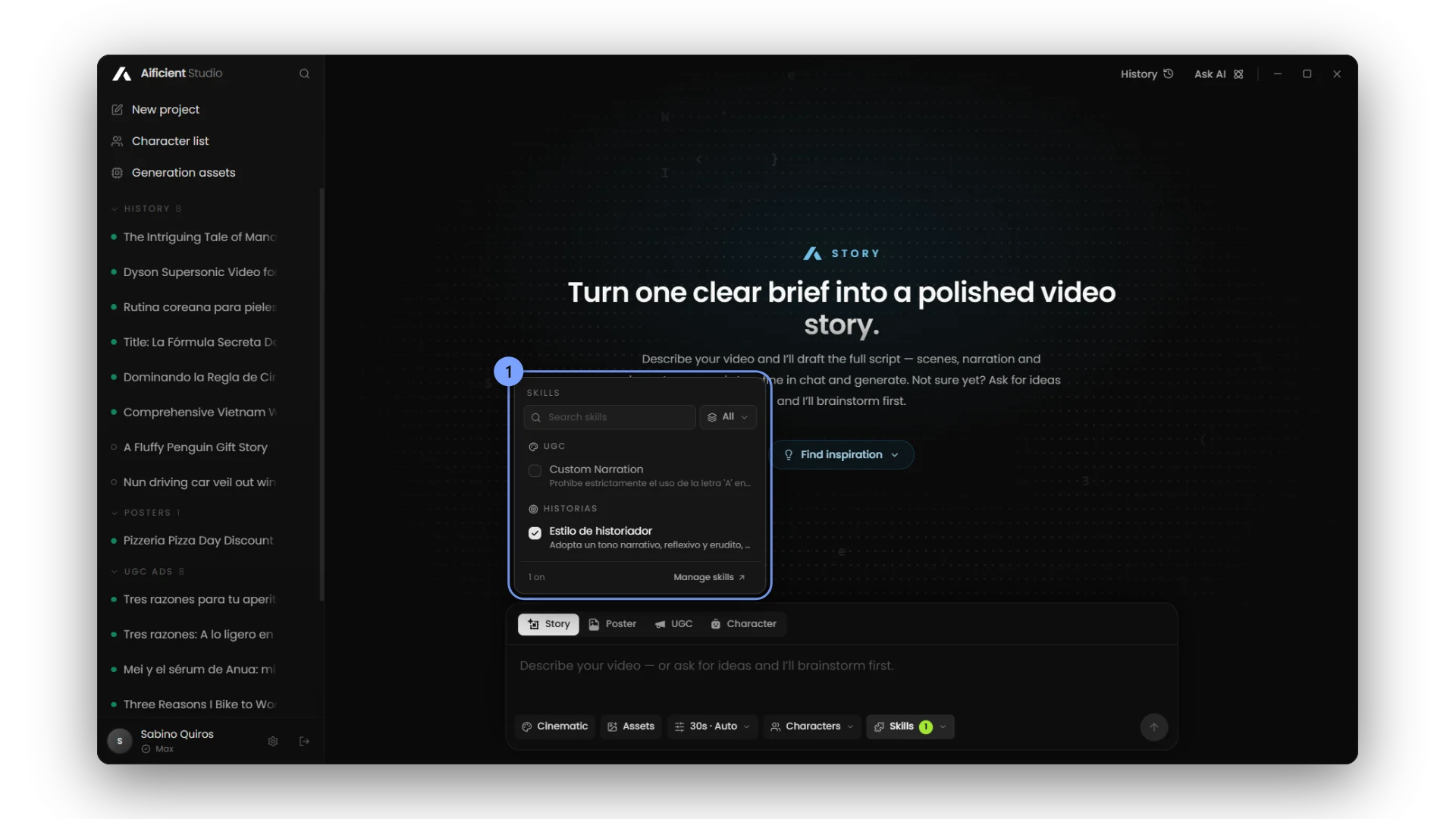 Switch your saved standing instructions on for the chat.